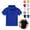 Dark Blue, variant on Toddler Polo Shirts Summer Back To School School Uniform Short Sleeve Comfortable Casual Lapel Collar T Shirts(Yellow,9-10 Years)