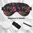 thumbnail image 3 of Uemuo Flowers And Humming Bird1 Pattern Sleep Eye Mask - Light Blocking Sleep Mask Blocking Out Light Perfectly, Soft and Comfortable Night Eye Mask, Eye Blinder, 3 of 7