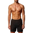 thumbnail image 3 of TANBOM Men's Nylon Mesh Five Pants Casual Comfortable Breathable Black XXL, 3 of 6