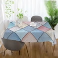 thumbnail image 3 of Yayeee Tablecloths 54" x 72" Rectangle Wrinkle Resistant Party Table Cover, Beige Art Pattern, 3 of 8