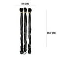 thumbnail image 3 of (2 pack) Darling Pre-Stretched Loose Body Waves Braid Hair 3X Pack, 52 inch, #1B, Adult, Women, 3 of 9