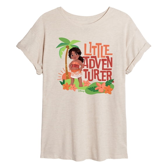 Moana - Little Adventurer Simea - Juniors Oversized Graphic T-Shirt