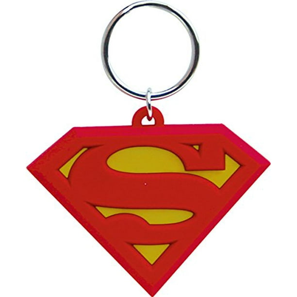 DC Comics Soft Touch Porte-Clés Logo Superman