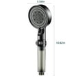 thumbnail image 3 of Shower Head, Filter Filtration High Pressure Water Saving 3 Mode Function Spray Handheld Showerheads for Dry Skin & Hair, 3 of 9