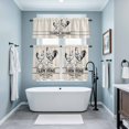 thumbnail image 4 of Farmhouse Chicken Kitchen Curtains Valances and Tiers Set of 3 Farm Home Vintage Animal Tier Curtains and Valance with Rod Pocket for Small Windows, 27.5"x36", 4 of 9