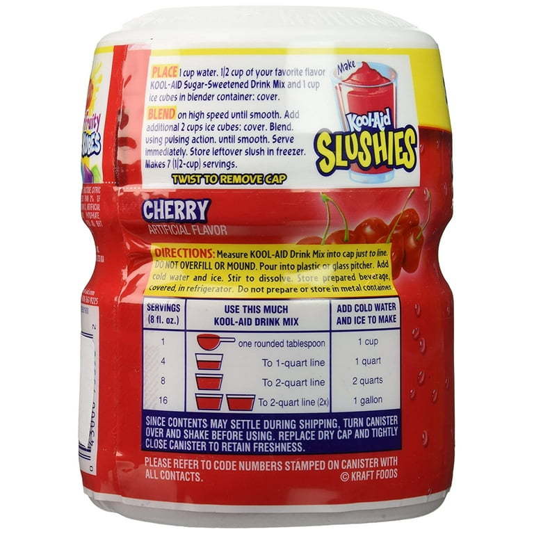 Kool-Aid Cherry Mix 19Oz (Pack Of 2) - Walmart.com