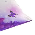 thumbnail image 7 of Purple Butterfly Flowers Square Throw Pillow Covers Couch Decorative Pillow Cases Outdoor Sofa Cushion Cover Modern Decor for Bed Living Room 20" x 20", 7 of 7