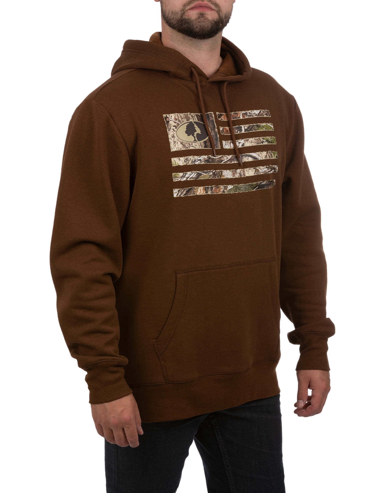 Mossy Oak Men's Graphic Hoodie with Long Sleeves