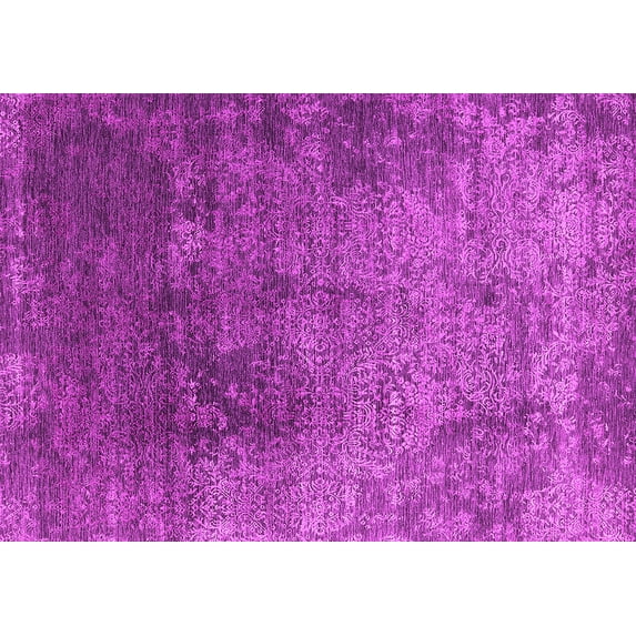 Ahgly Company Indoor Rectangle Oriental Pink Industrial Area Rugs, 6' x 9'