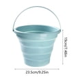 thumbnail image 3 of Thickened Portable Foldable Plastic Water Bucket, Space-Saving Collapsible Water Pail, Lightweight Durable Multi-Use Container for Car Washing, Fishing, Camping, Beach and Outdoor Activities, 3 of 7