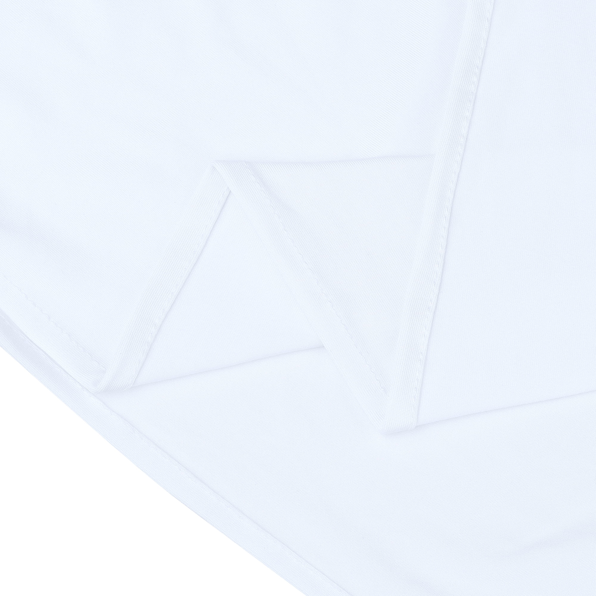 Unique Bargains Spandex Tablecloth 1 Pack Table Cover for 4 Foot Table White 4FT