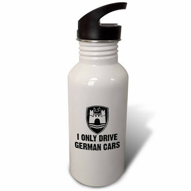 I only drive German cars 21 oz Sports Water Bottle wb-159581-1