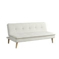 thumbnail image 6 of Serta Tennyson Modern Convertible Sofa, Cream Fabric, 6 of 17