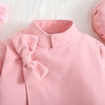 thumbnail image 4 of Gibobby Abrigos de invierno para bebés y niñasRopa de chaqueta de abrigo de lana cálida con de Color sólido de manga larga de invierno para niñas pequeña(Rosa, 11-12 Años), 4 of 5