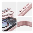 thumbnail image 6 of Case for Samsung Galaxy S25 Case Ring Holder Kickstand Built-in Camera Lens Protector Anti-Scratch Shockproof Dustproof Protection Rugged Phone Case Cover for Samsung Galaxy S25, Pink, 6 of 10
