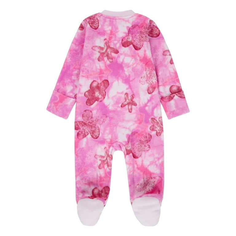 Baby Nike Fleece Sci Dye Club Sleep Play One Piece Pajamas Color Nike Polar Size NEWBORN Walmart