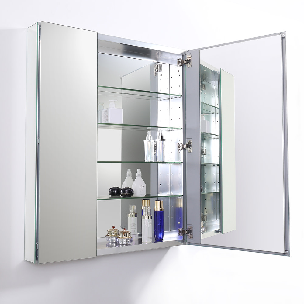Fresca Senza 30 X 36 Recessed And Surface Mount Medicine Cabinet Walmart Com Walmart Com
