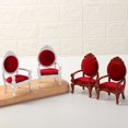 thumbnail image 4 of Gwong Juguete 1/12 Mini Mini retro tallado con forma de melocotón con forma de madera modelo de decoración de madera Gwong 30006990, 4 of 7