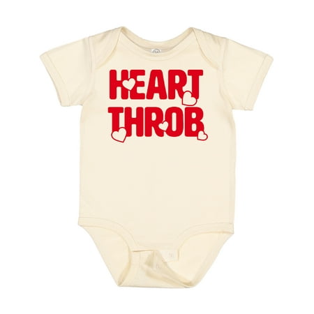 

Inktastic Heart Throb (red) Gift Baby Boy or Baby Girl Bodysuit