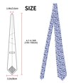thumbnail image 3 of Gaeub Blue Vases Men's Classic Woven Jacquard Necktie Perfect for Weddings & Parties, 3 of 7