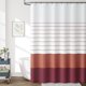 thumbnail image 1 of Cortina de ducha jinchan 178x183 cm impermeable degradado con 12 ganchos, 1 of 8