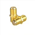 thumbnail image 4 of Conector de Cable Coaxial de 20 Piezas, Adaptador Chapado en RG6 Tipo F Hembra una Hembra Extensor de Cable Coaxial para Cables de TV, 4 of 6