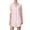 Pink, variant on Women's Plus Size Button Down Shirt Striped Linen Casual Lightweight Shirt Dresses Casual Breathable Loose Fit Blouse