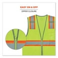 thumbnail image 6 of Ergodyne GloWear® 2-Tone Mesh Hi-Vis Type-R Class 2 Safety Vest, X-Large, Lime, 6 of 8