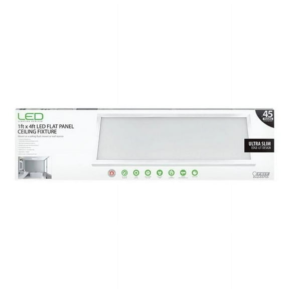 Feit 3862216 48 x 12 in. White LED Flat Panel Light Fixture