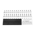 thumbnail image 2 of EeaseCA Piano Stickers for 37/49/54/61/88 Key Keyboards Transparent and Removable, 2 of 8