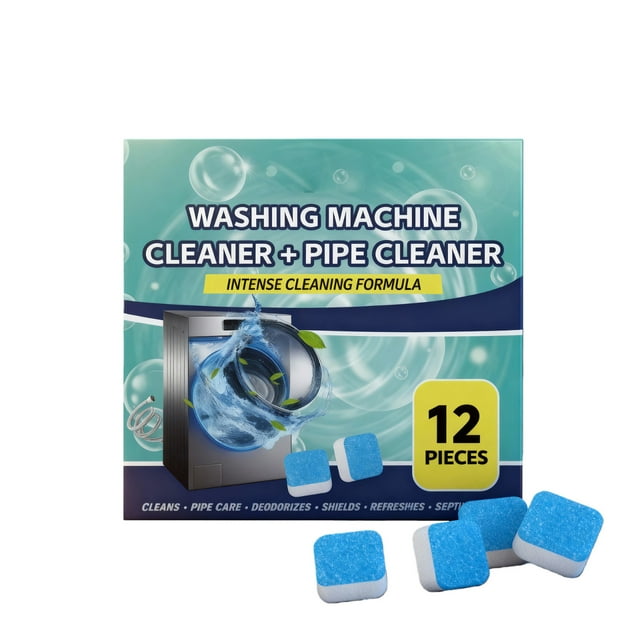 Washing Machine Cleaning Tablets For Removing Odor And Stains Daily Maintenance And Deep Cleaning Of Your Washer Easy To Use