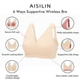 thumbnail image 3 of Sostén AISILIN sin Varillas Talla Grande Beige 42C, 3 of 5
