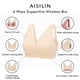 thumbnail image 3 of Sostén AISILIN sin varillas talla grande cobertura total beige 42DD, 3 of 5