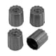 thumbnail image 4 of 4 juegos de sensor de presión de neumáticos de coche TPMS Kit de servicio con junta de tapa de válvula de tuerca, 4 of 4