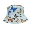 thumbnail image 2 of Helii Reversible Bucket Hat for Women Men UV Protection Wide Brim Outdoor Travel Fishing Cap Cute Hats Sun Hats, 2 of 2