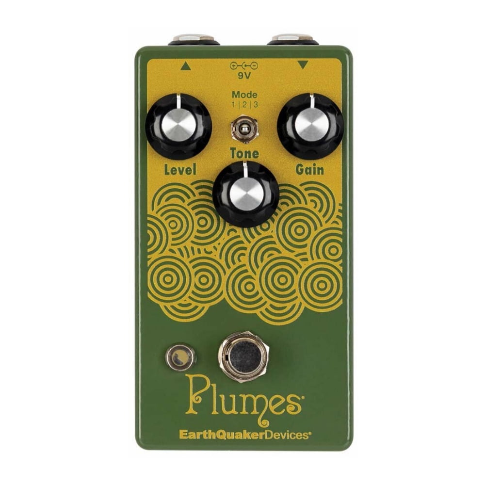 Open Box EarthQuaker Devices Plumes Overdrive Pedal, Flexi-Switch Technology