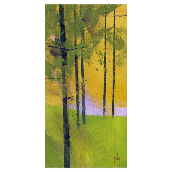 Masterpiece Art Gallery Simple Spruce by Paul Bailey Canvas Art Print 24" x 48"