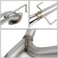 thumbnail image 4 of DNA Motoring CBE-HT02L4-NRT For 2003 to 2008 Tiburon GK l4 Stainless Steel Dual 4" Rolled Tip Catback Exhaust System 04 05 06 07, 4 of 5