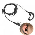 thumbnail image 2 of Earpiece, Black Headset K2 Port  With Mic For UV-82 For  Talkie, 2 of 8