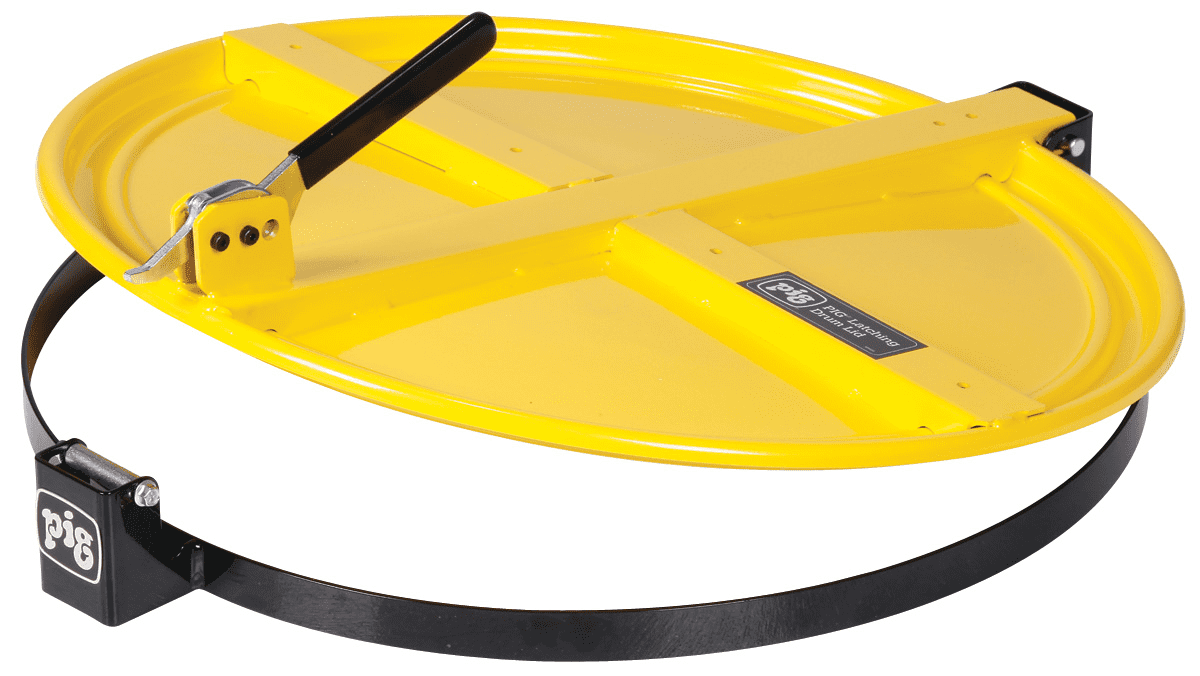 Latching Drum Lid For 55 Gal Yellow
