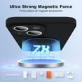 thumbnail image 3 of Designed for iPhone 14 Plus Case with Magnetic Invisible Stand Compatible with MagSafe Military-Grade Protection Shockproof Silicone iPhone 14 Plus Phone Cases for Women Men GIFT 6.7'',Black, 3 of 12