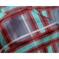 thumbnail image 4 of oneOone Silk Tabby Grayish Blue Fabric Madras Check Dress Material Fabric Print Fabric By The Yard 42 Inch Wide, 4 of 4