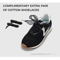 thumbnail image 4 of LUCKY STEP Womens Fashion Sneakers Trendy Tennis Shoes Stylish Retro Casual Shoes,Black, 4 of 7
