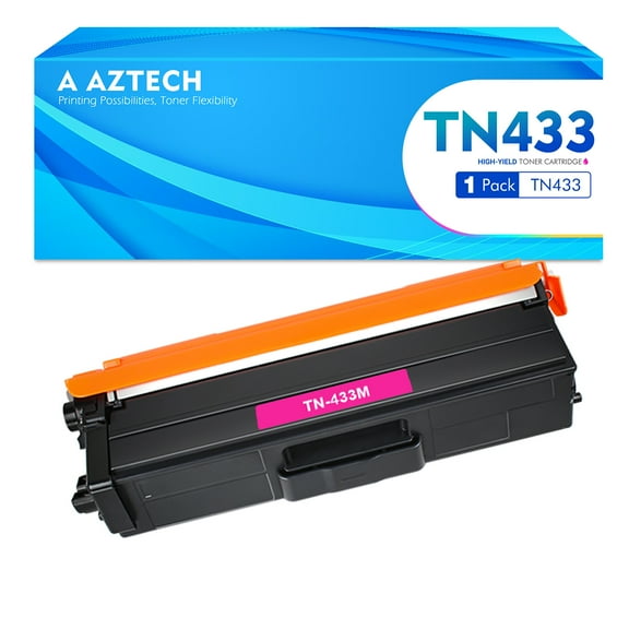 TN433 TN431 TN436 Magenta Compatible Toner Cartridge for Brother TN-433M MFC-L8900CDW HL-L8360CDW HL-L8260CDW MFC-L8610CDW HL-L8360CDWT Printer 1-Pack