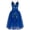 blue, variant on Red Romantic Long Ballet Tutu Dress, Dance Performance Women Skirt, Size M, 1 Pc