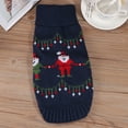 Cabilock 1PC Pet Dog Christmas Knitted Turtleneck Sweater Puppy Clothes