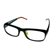 Tumi Mens Eyeglass Rectangle Black Acetate T309. AF 53mm