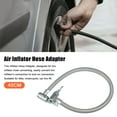 thumbnail image 2 of Unique Bargains 40cm Car Tire Inflator Extension Hose with Undeflatable Chuck Lock Air Pump Tire Valve Connection Pipe, 2 of 6