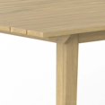 thumbnail image 5 of WyndenHall  Nina 65 inch Wide Contemporary Outdoor Dining Table in Light Teak - 35.4" D x 65" W x 30.5" H, 5 of 5