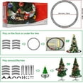 thumbnail image 6 of AOKESI Christmas Train Sets , Battery Operated Electric Train Around Christmas Tree with Light Sound, Railway Train Set Toy Gifts for Kids, 6 of 10